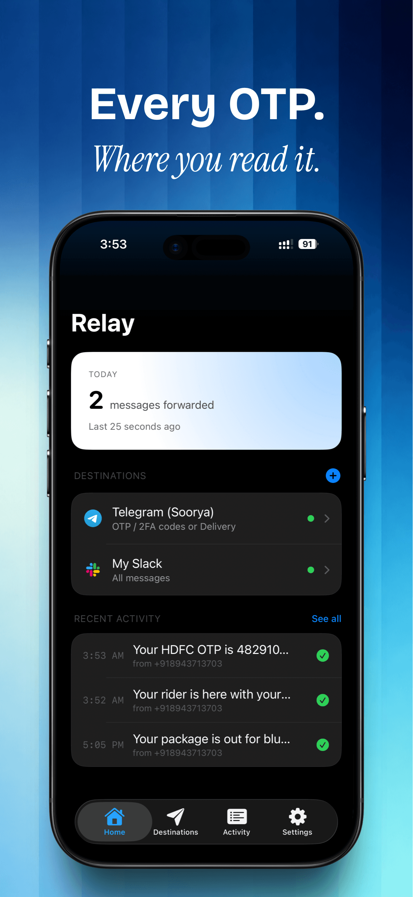 Relay screenshot 2