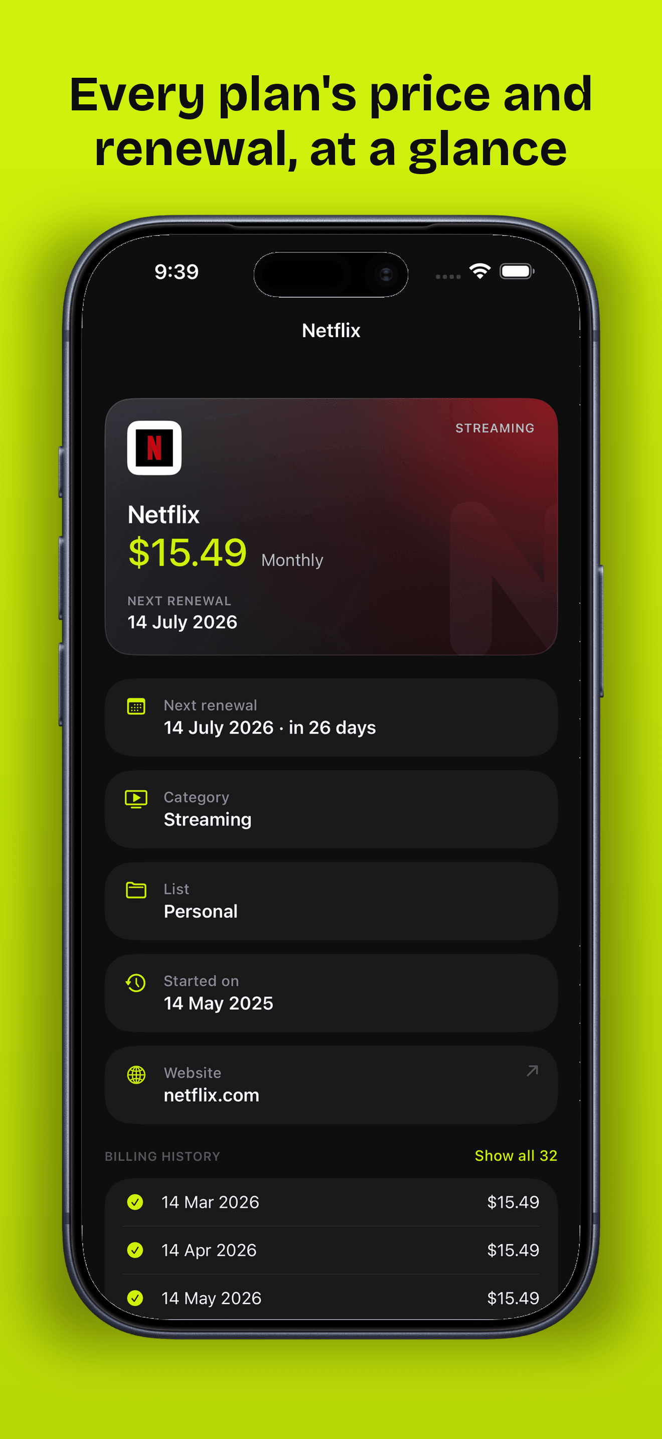 Subtle screenshot 2